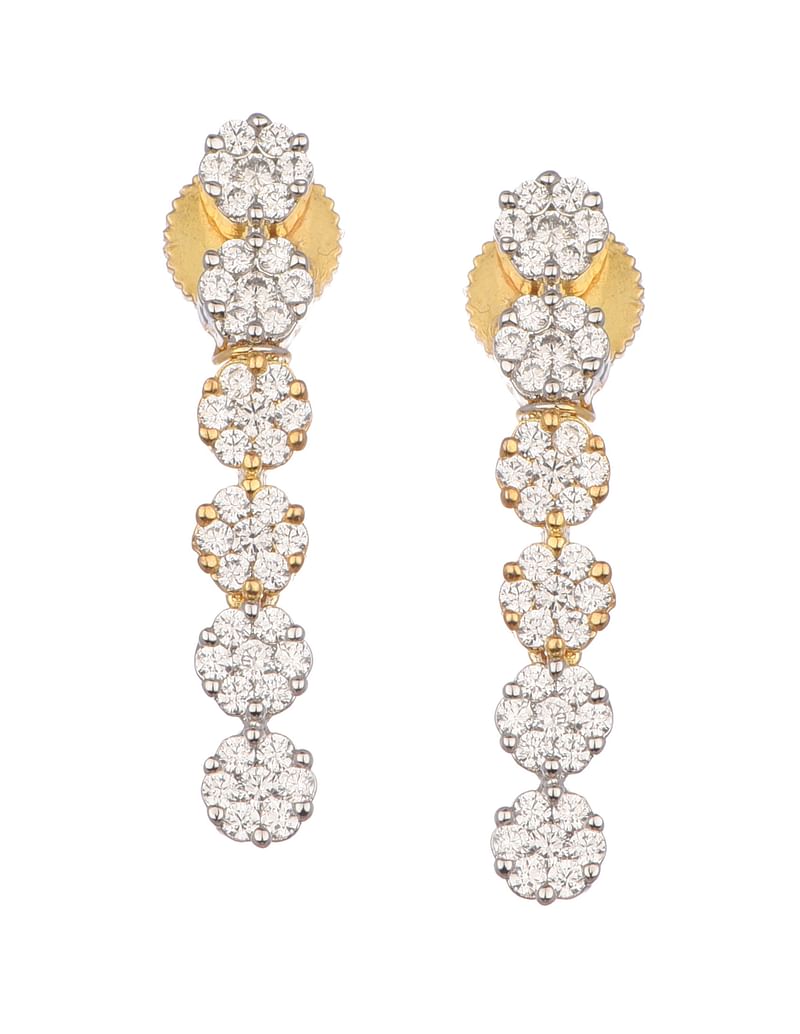 Gold And White Kundan Diamond Necklace - Image 6